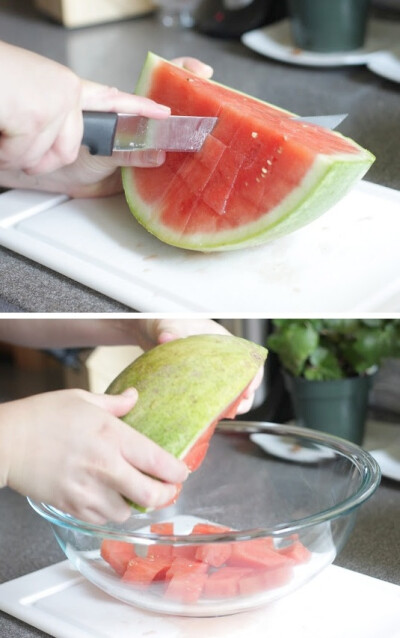 12. A Better Way To Cut Watermelon This tip will come in handy this summer! Watermelon is my go-to fruit, especially when I’m craving something sweet. It’s hard to believe this stuff is good for you…