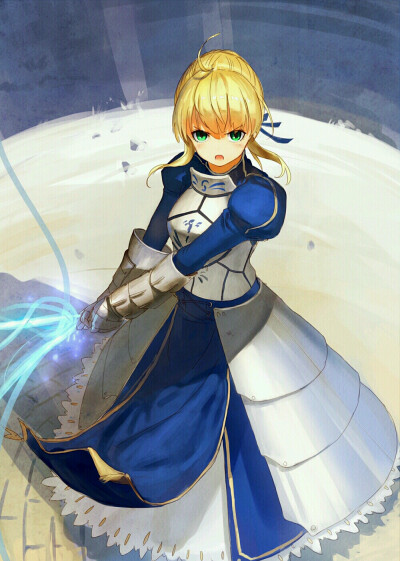 Fate/Zero[命运之夜-零] saber 阿尔托利亚·潘德拉贡（亚瑟王） p站 pixiv 动漫 插画 原创 Invisible Air