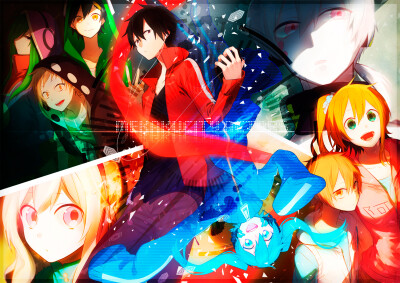 (pid-42920200)MEKAKUCITY ACTORS[目隐都市的演绎者]/[阳炎Project]/[阳炎Daze]/[动漫]/[Pixiv]/[插画]/[注：未向画师授权图侵删]