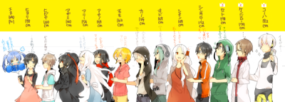 Ene/Hiyori/Hibiya/Azami/Marry/Ayano/Momo/Kano/Kido/Shion/Shintaro/Seto/Kenjirou/Konoha（網絡搜集，侵刪w