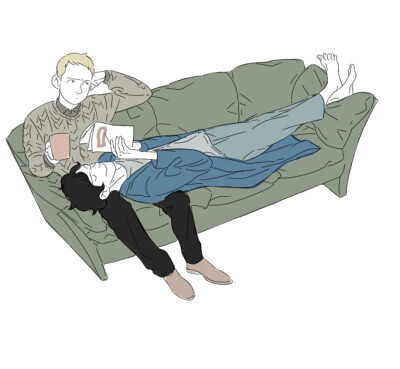 (pid-22567124)Sherlock and john[同人]/[插画]/[Sherlock]/[卷福]/[花生]/[福华]/[神探夏洛克]/[BBC]/[Pixiv]/[注：未向画师授权图侵删]/[点击右下角查看大图]