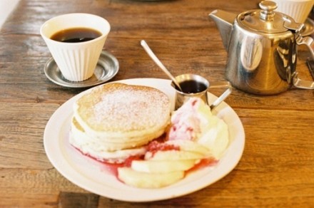 日式茶点 pancake 冰淇淋