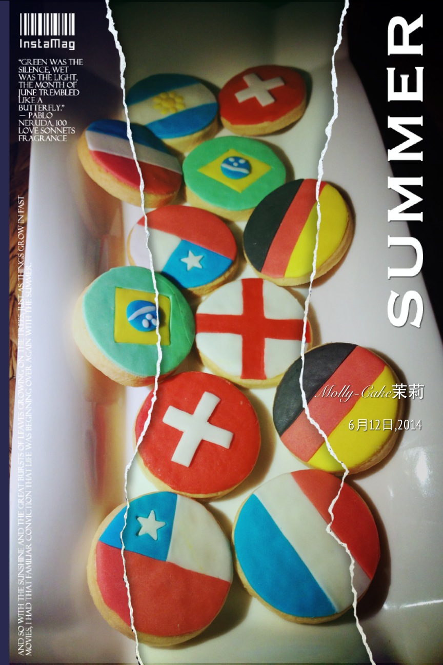 Molly-Cake茉莉 WorldCup Cookies和心爱的他一起看足球（全国快递） http://item.taobao.com/item.htm?spm=686.1000925.1000774.13.0c6Lk0&amp;amp;id=39505293066