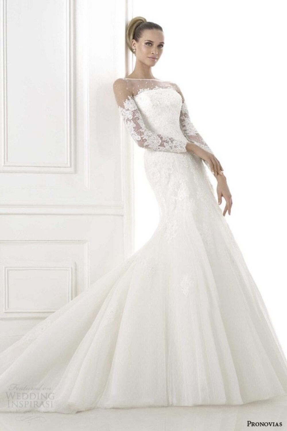 世界10大婚纱品牌No.1 Pronovias 2015春夏婚纱系列 复古优雅