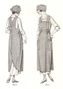 1920's apron... need a pattern for this...