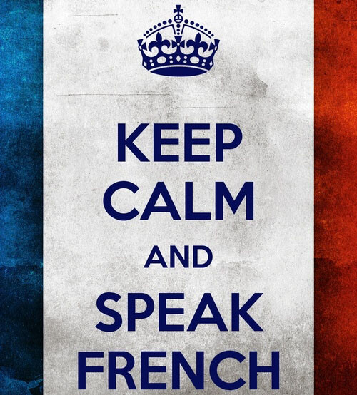 Keep calm and speak French