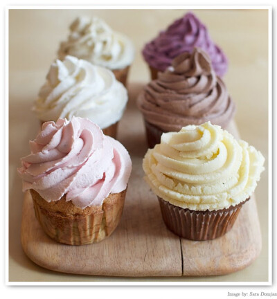 Mascarpone Cheese Cupcakes by Sara Domjan