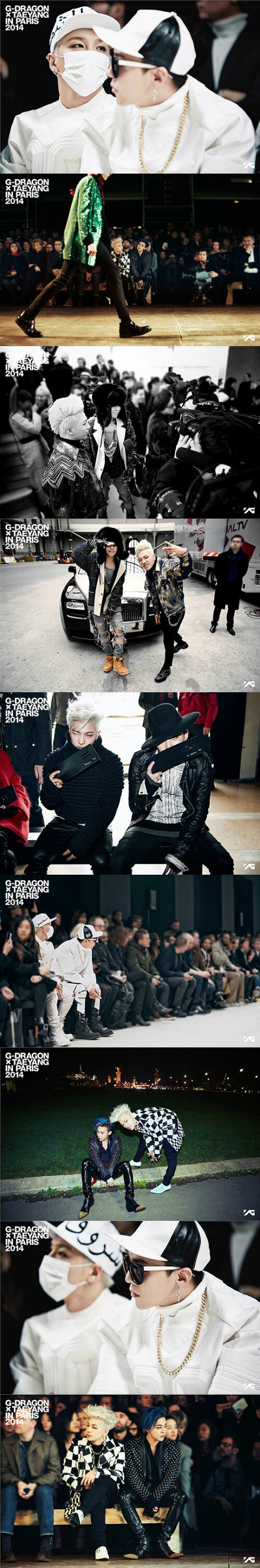 G-DRAGON x TAEYANG IN PARIS 2014