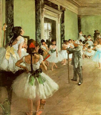 认识世界名画家 ▍If you see a ballerina, it’s Degas. 画芭蕾舞娘的是德加。
