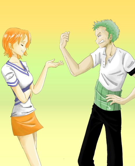 海贼王索隆娜美