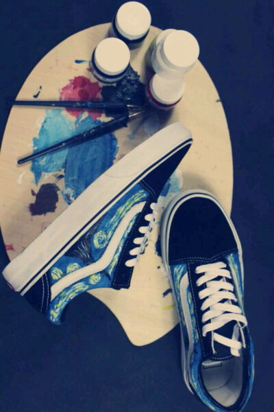 手绘VANS OLD SHOCK