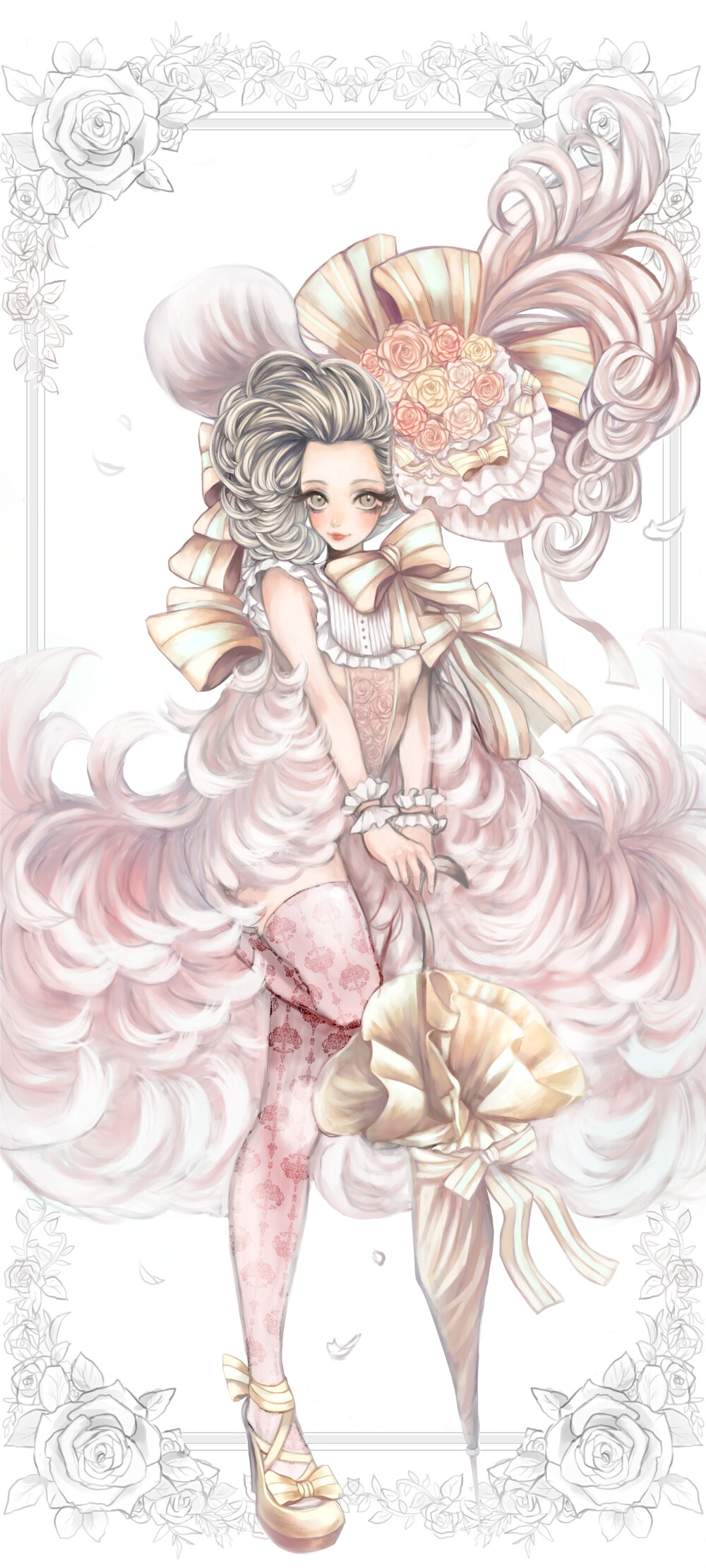 插画手绘 二次元美女 动漫 萌 壁纸