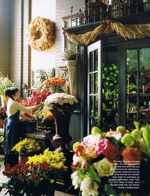 花店门口