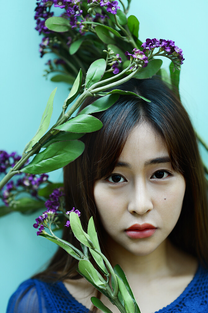 【喝咖啡写真馆】 小雅写真集_拾花摄_鹿鹿头上有犄角