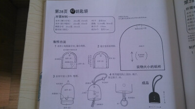 钥匙袋图样