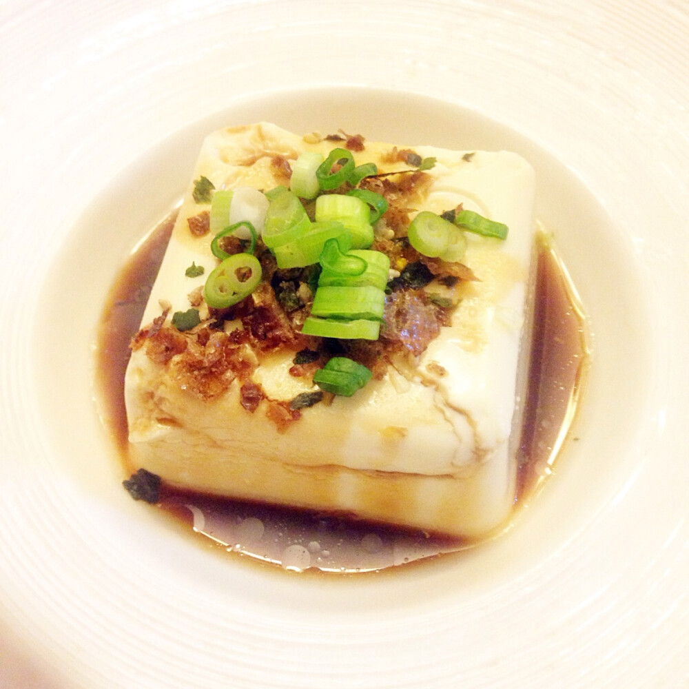 自制木鱼花豆腐