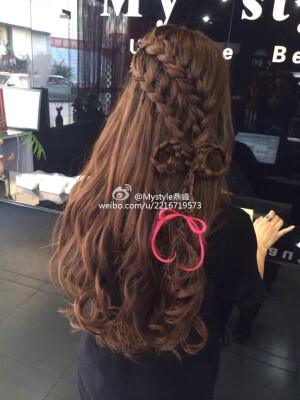 抽染 卷发 编发