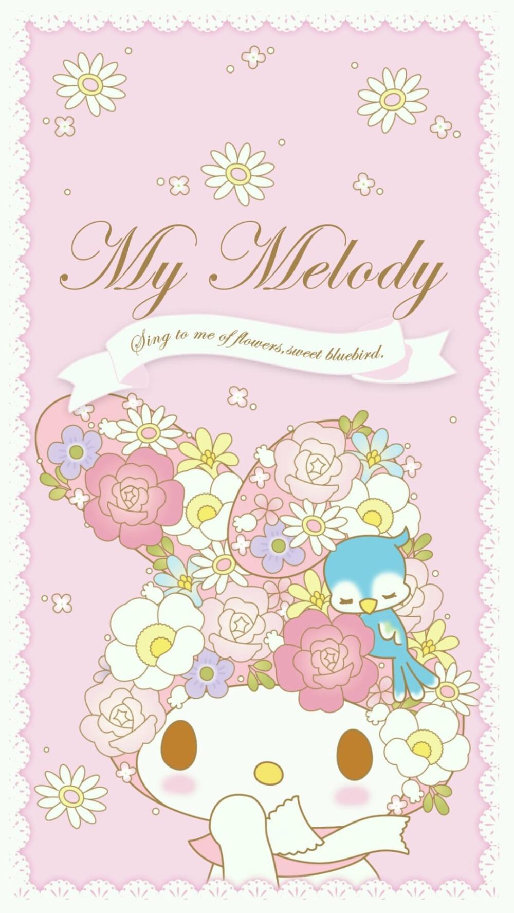 iPhone壁纸 萌物 可爱 背景 melody 兔子