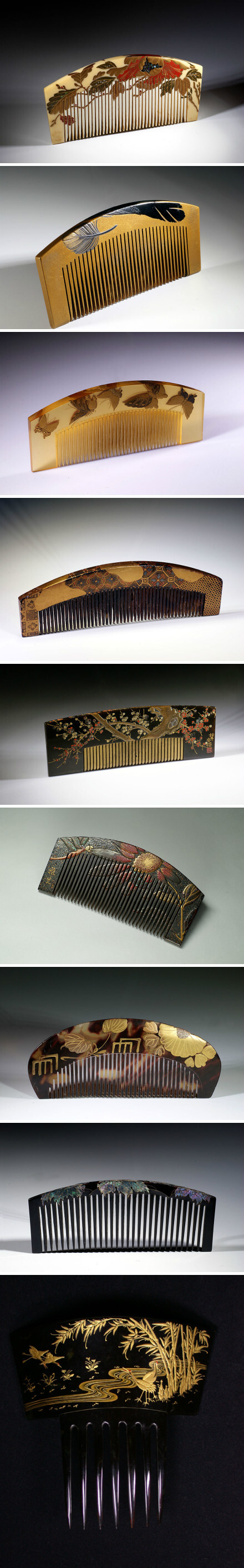 以梳簪发，青丝成雪。