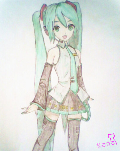 miku 临摹