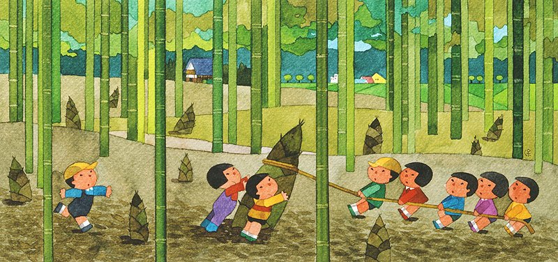 西口保笔下的童年四季~