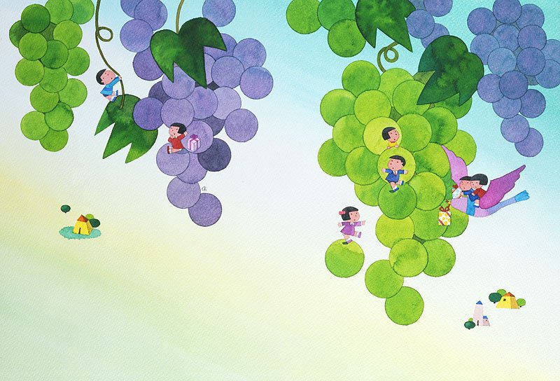 西口保笔下的童年四季~