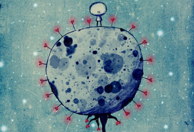 我想我的画是这样：一点突发奇想，巨大的热情，很多空白页，一支铅笔和一个可爱的木偶。 ——Lucia Carriero