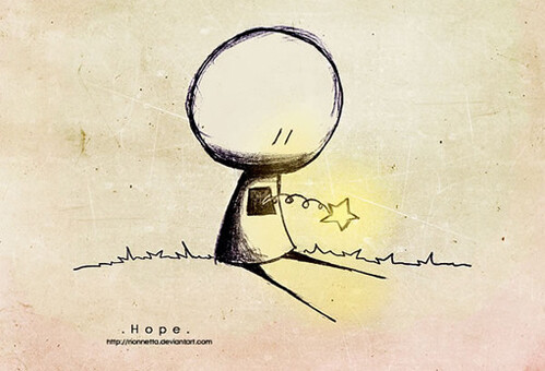 我想我的画是这样：一点突发奇想，巨大的热情，很多空白页，一支铅笔和一个可爱的木偶。 ——Lucia Carriero