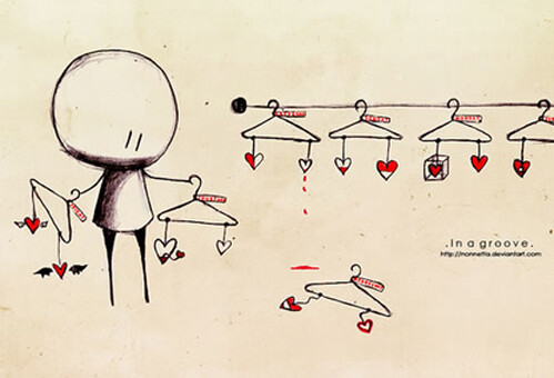 我想我的画是这样：一点突发奇想，巨大的热情，很多空白页，一支铅笔和一个可爱的木偶。 ——Lucia Carriero