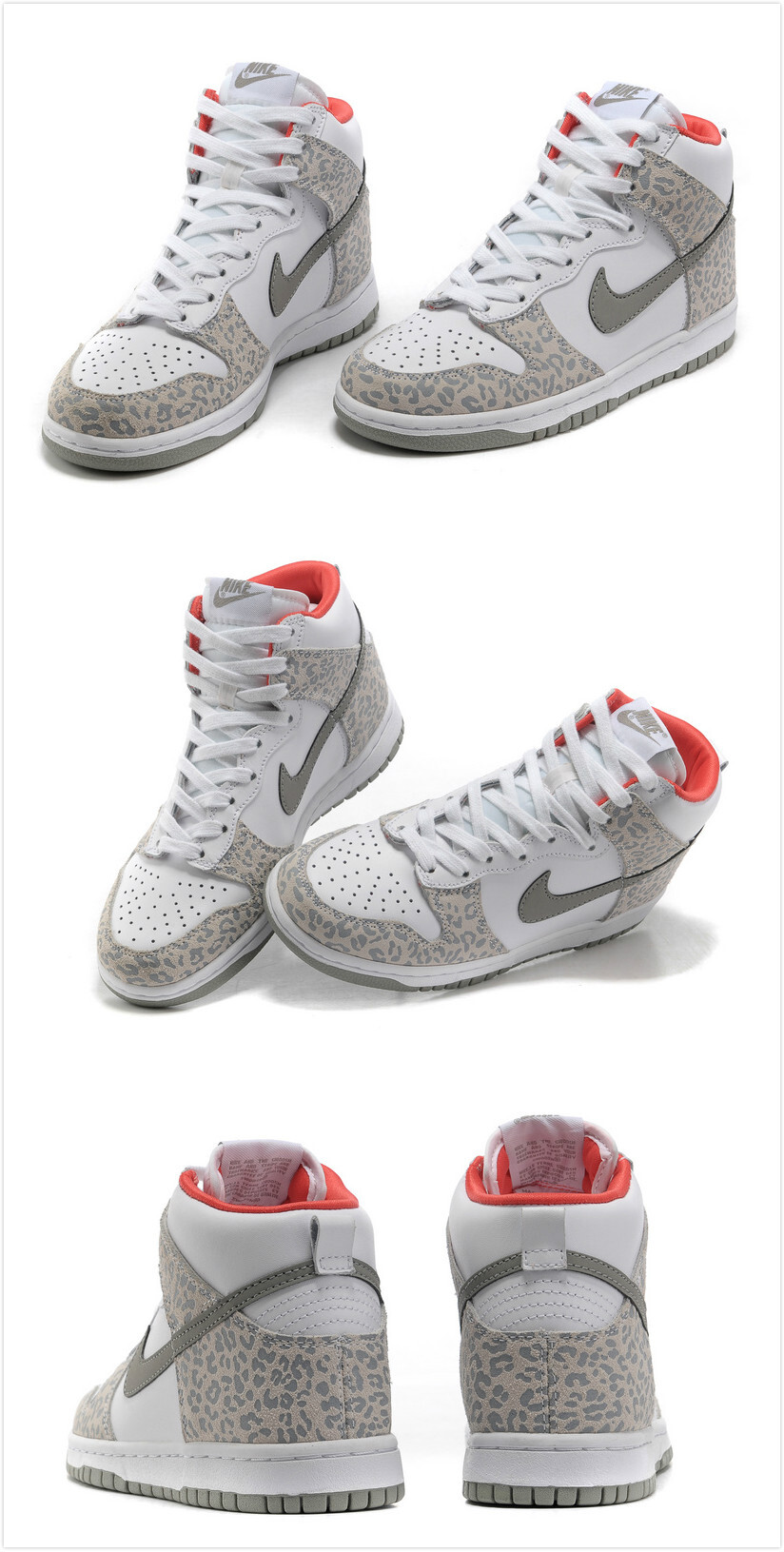 Nike dunk 高帮。头层皮+耐磨橡胶底，有点小内增高噢。有意购买者+QQ：943179084，注明是从堆糖网看到的噢，还有折扣哟~