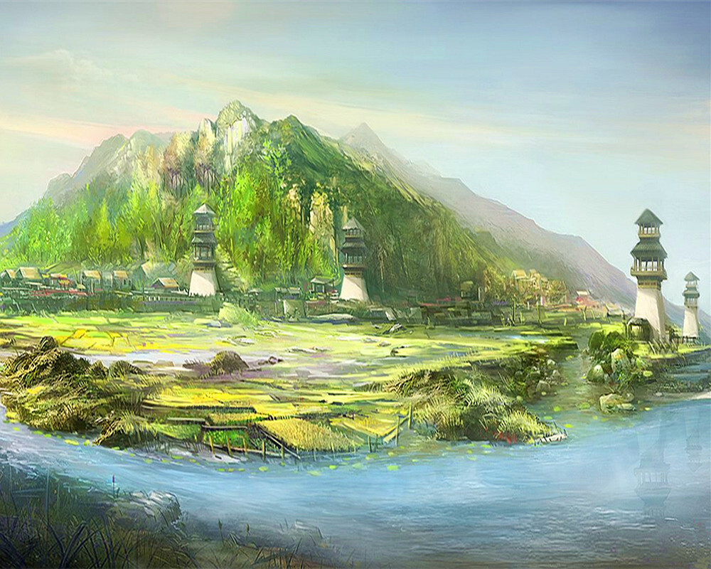 《将魂三国》游戏场景原画。