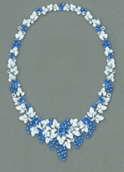 珠宝设计手绘稿