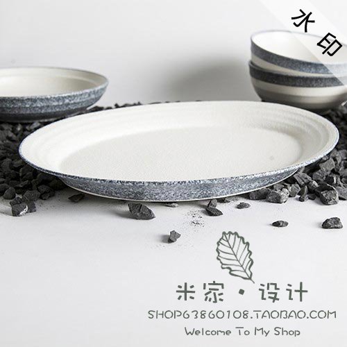 浅色手绘文艺树叶水印-米榭家水印设计-http://shop63860108.taobao.com