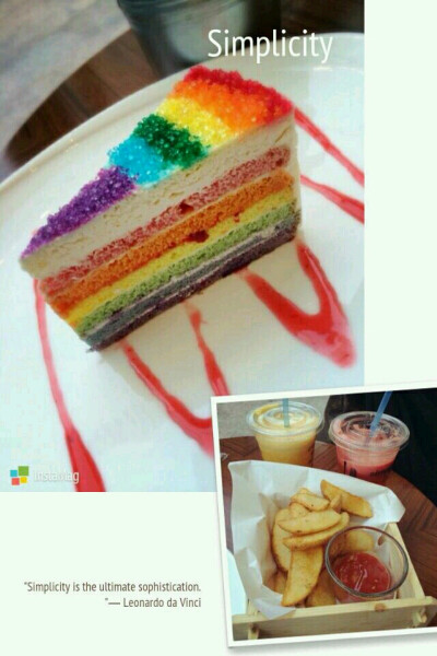 Rainbow cake