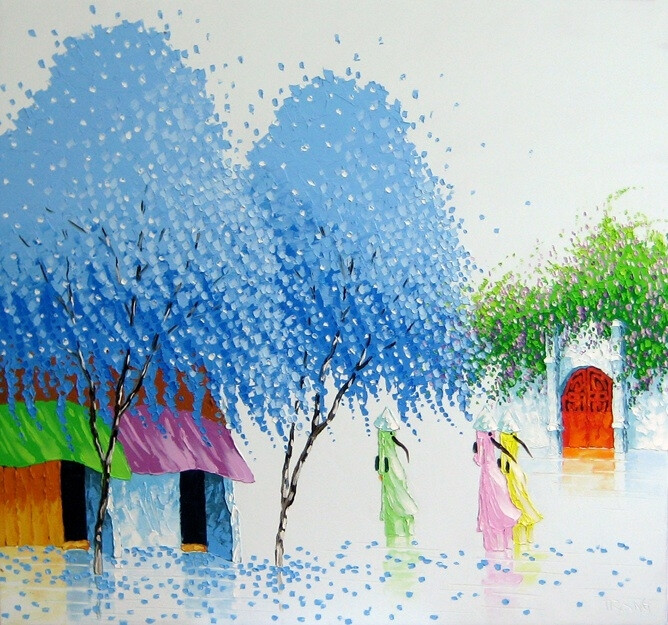 Phan Thu Trang 油画 艺术作品