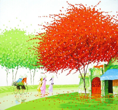 Phan Thu Trang 油画 艺术作品