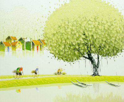 Phan Thu Trang 油画 艺术作品