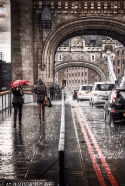 rainning London2