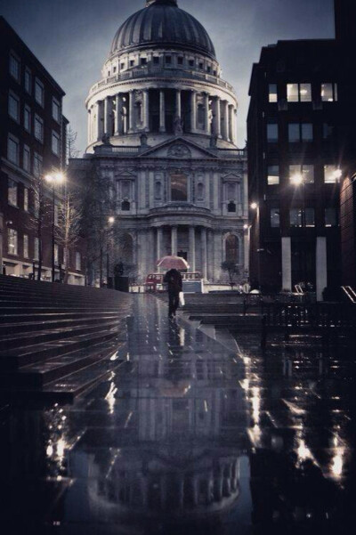 rainning London4