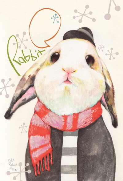 iPhone壁纸 萌物 可爱 背景 兔子