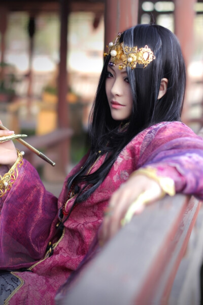 【COS】《艳势番·檀香刺》·花九卿-桃红牡丹版-最念思卿时