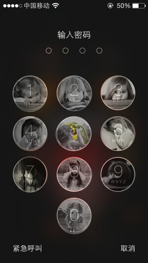 iPhone 锁屏