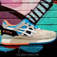 亚瑟士Asics Gel Lyte III OffWhiteBrightOrange-Blue白橙蓝