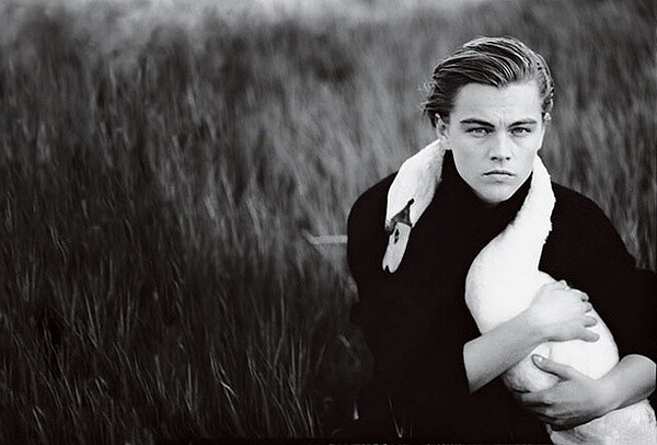 Leonardo DiCaprio, Tejon Ranch, Lebec, California, 1997 .Photograph © Annie Leibovitz