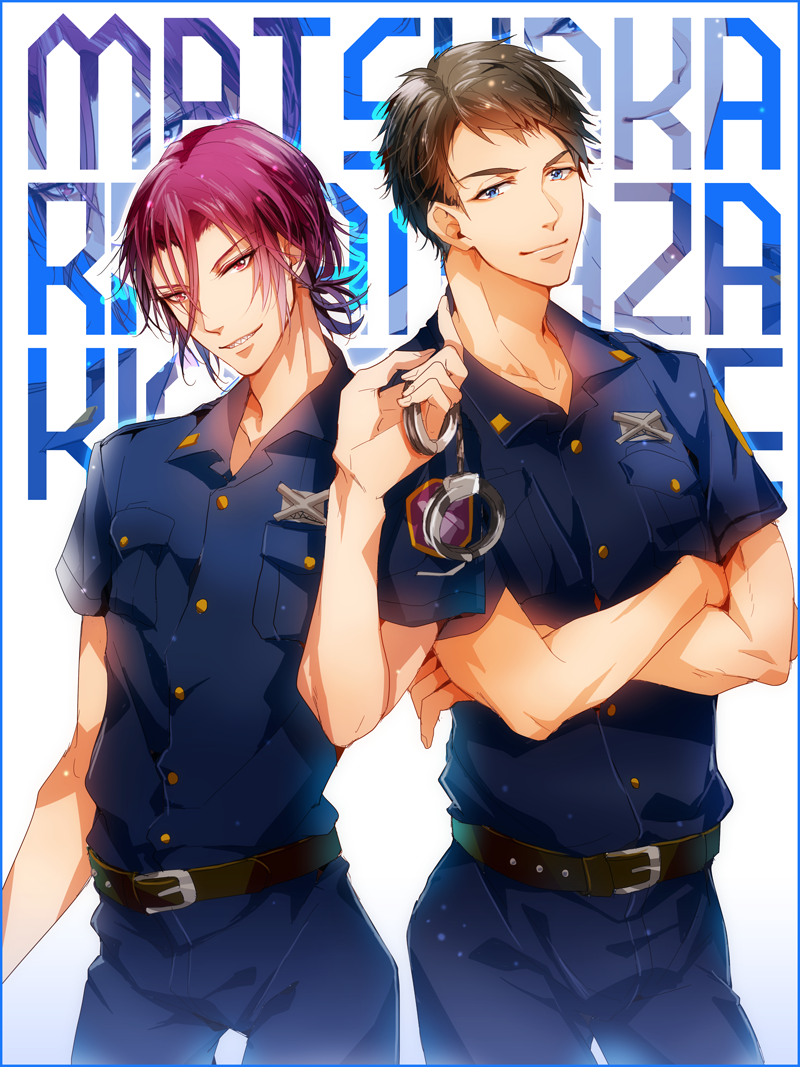 「Free！男子游泳部」动漫 插画 pixiv 逮捕しちゃうぞ(キャプション微ネタバレ) 宗凛【id=44467680 畵师：佐倉ひつじ】