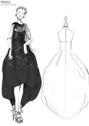 One of the many Prada dresses that was used in The Great Gatsby, if these styles came back, especially for the Spring.