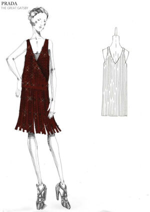 One of the many Prada dresses that was used in The Great Gatsby, if these styles came back, especially for the Spring.