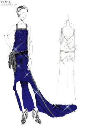 One of the many Prada dresses that was used in The Great Gatsby, if these styles came back, especially for the Spring.