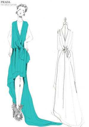 One of the many Prada dresses that was used in The Great Gatsby, if these styles came back, especially for the Spring.