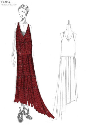 One of the many Prada dresses that was used in The Great Gatsby, if these styles came back, especially for the Spring.